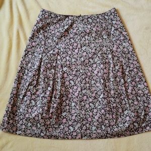floral skirt.